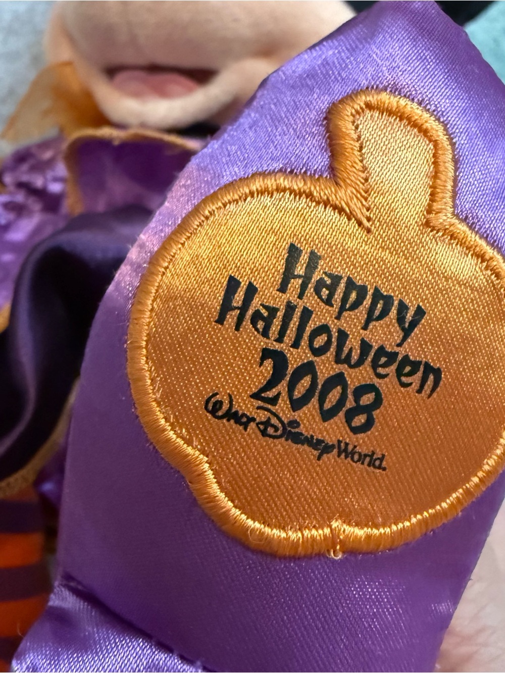 Vintage Walt Disney World 2008 Happy Halloween Minnie Mouse Plush - Picture 6 of 10